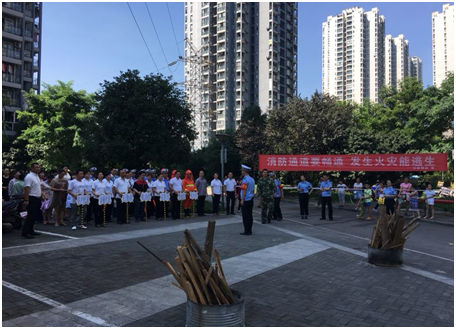 民心佳園消防知識培訓(xùn)及實戰(zhàn)演練